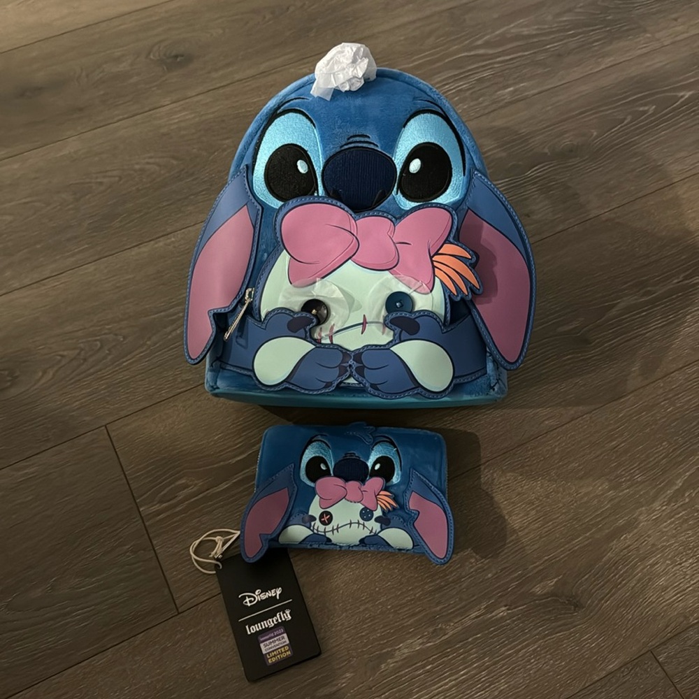 Stitch & Scrump Loungefly NWT